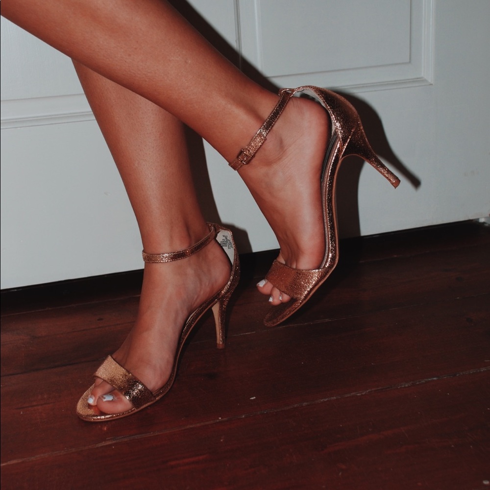 Steve Madden Gold Heels